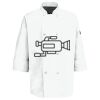 Eight Pearl Button Chef Coat with Thermometer Pocket Thumbnail