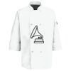 Eight Pearl Button Chef Coat with Thermometer Pocket Thumbnail