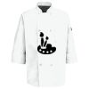Eight Pearl Button Chef Coat with Thermometer Pocket Thumbnail