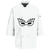 Eight Pearl Button Chef Coat with Thermometer Pocket Thumbnail