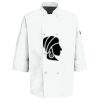 Eight Pearl Button Chef Coat with Thermometer Pocket Thumbnail