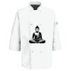 Eight Pearl Button Chef Coat with Thermometer Pocket Thumbnail