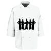 Eight Pearl Button Chef Coat with Thermometer Pocket Thumbnail