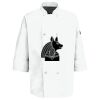 Eight Pearl Button Chef Coat with Thermometer Pocket Thumbnail