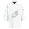Eight Pearl Button Chef Coat with Thermometer Pocket Thumbnail