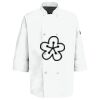 Eight Pearl Button Chef Coat with Thermometer Pocket Thumbnail