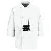 Eight Pearl Button Chef Coat with Thermometer Pocket Thumbnail