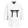 Eight Pearl Button Chef Coat with Thermometer Pocket Thumbnail