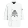 Eight Pearl Button Chef Coat with Thermometer Pocket Thumbnail