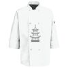 Eight Pearl Button Chef Coat with Thermometer Pocket Thumbnail