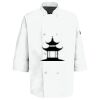 Eight Pearl Button Chef Coat with Thermometer Pocket Thumbnail