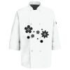 Eight Pearl Button Chef Coat with Thermometer Pocket Thumbnail