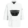 Eight Pearl Button Chef Coat with Thermometer Pocket Thumbnail