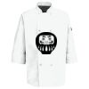 Eight Pearl Button Chef Coat with Thermometer Pocket Thumbnail