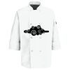 Eight Pearl Button Chef Coat with Thermometer Pocket Thumbnail