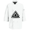 Eight Pearl Button Chef Coat with Thermometer Pocket Thumbnail