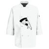 Eight Pearl Button Chef Coat with Thermometer Pocket Thumbnail