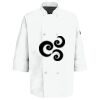 Eight Pearl Button Chef Coat with Thermometer Pocket Thumbnail
