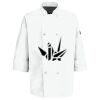 Eight Pearl Button Chef Coat with Thermometer Pocket Thumbnail