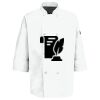 Eight Pearl Button Chef Coat with Thermometer Pocket Thumbnail