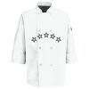 Eight Pearl Button Chef Coat with Thermometer Pocket Thumbnail