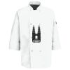 Eight Pearl Button Chef Coat with Thermometer Pocket Thumbnail