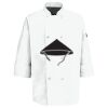 Eight Pearl Button Chef Coat with Thermometer Pocket Thumbnail