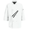 Eight Pearl Button Chef Coat with Thermometer Pocket Thumbnail