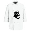 Eight Pearl Button Chef Coat with Thermometer Pocket Thumbnail
