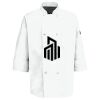 Eight Pearl Button Chef Coat with Thermometer Pocket Thumbnail