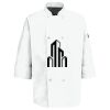 Eight Pearl Button Chef Coat with Thermometer Pocket Thumbnail