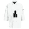 Eight Pearl Button Chef Coat with Thermometer Pocket Thumbnail