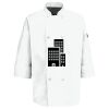 Eight Pearl Button Chef Coat with Thermometer Pocket Thumbnail