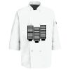 Eight Pearl Button Chef Coat with Thermometer Pocket Thumbnail