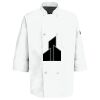 Eight Pearl Button Chef Coat with Thermometer Pocket Thumbnail