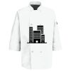 Eight Pearl Button Chef Coat with Thermometer Pocket Thumbnail