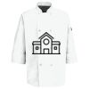 Eight Pearl Button Chef Coat with Thermometer Pocket Thumbnail