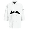 Eight Pearl Button Chef Coat with Thermometer Pocket Thumbnail