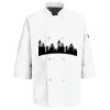 Eight Pearl Button Chef Coat with Thermometer Pocket Thumbnail