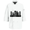 Eight Pearl Button Chef Coat with Thermometer Pocket Thumbnail