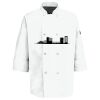 Eight Pearl Button Chef Coat with Thermometer Pocket Thumbnail