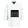 Eight Pearl Button Chef Coat with Thermometer Pocket Thumbnail