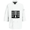 Eight Pearl Button Chef Coat with Thermometer Pocket Thumbnail