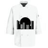 Eight Pearl Button Chef Coat with Thermometer Pocket Thumbnail
