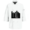 Eight Pearl Button Chef Coat with Thermometer Pocket Thumbnail