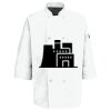 Eight Pearl Button Chef Coat with Thermometer Pocket Thumbnail