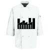 Eight Pearl Button Chef Coat with Thermometer Pocket Thumbnail