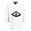 Eight Pearl Button Chef Coat with Thermometer Pocket Thumbnail