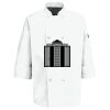 Eight Pearl Button Chef Coat with Thermometer Pocket Thumbnail