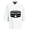 Eight Pearl Button Chef Coat with Thermometer Pocket Thumbnail